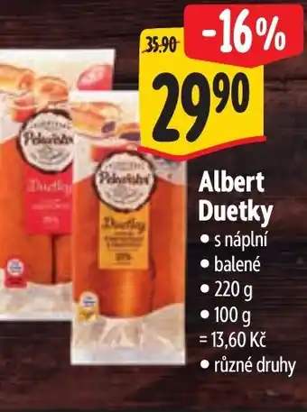 Albert Albert Duetky nabídka