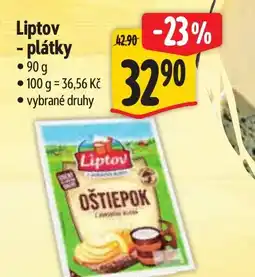 Albert Liptov - plátky nabídka