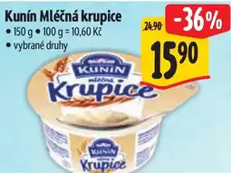 Albert Kunín Mléčná krupice nabídka