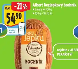 Albert Albert Bezlepkový bochník nabídka