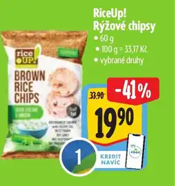 Albert RiceUp! Rýžové chipsy nabídka