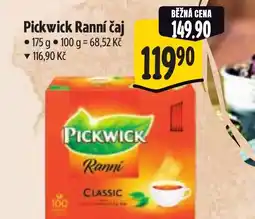 Albert Pickwick Ranní čaj nabídka