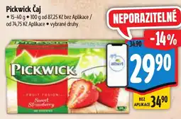 Albert Pickwick Čaj nabídka