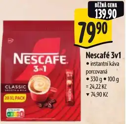 Albert Nescafé 3v1 nabídka