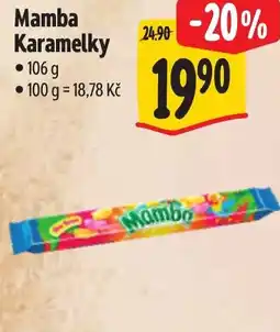 Albert Mamba Karamelky nabídka