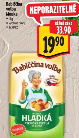 Albert Babiččina volba Mouka nabídka
