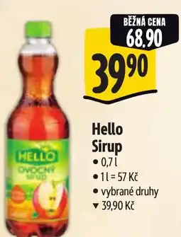 Albert Hello Sirup nabídka