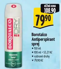 Albert Borotalco Antiperspirant sprej nabídka
