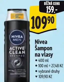Albert Nivea Šampon na vlasy nabídka