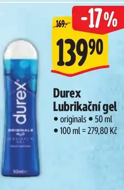 Albert Durex Lubrikační gel nabídka