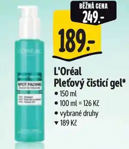 Albert L'Oréal Pleťový čisticí gel nabídka