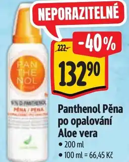 Albert Panthenol Pěna po opalování Aloe vera nabídka
