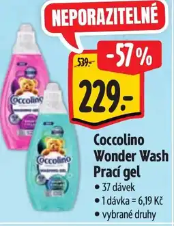 Albert Coccolino Wonder Wash Prací gel nabídka
