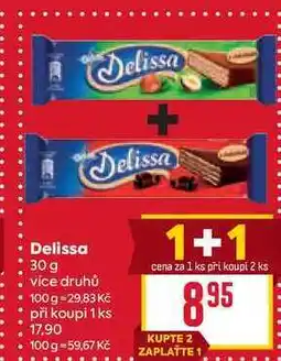 Billa Orion Delissa 30g, vybrané druhy nabídka