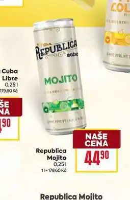 Billa Republica Mojito 0,25l nabídka