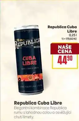 Billa Republica Cuba Libre 0,25l nabídka