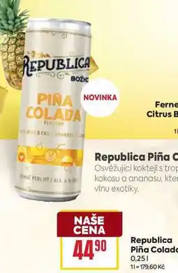 Billa Republica Piña Colada 0,25l nabídka