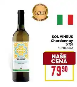Billa SOL VINEUS Chardonnay 0,75l nabídka
