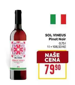 Billa SOL VINEUS Pinot Noir 0,75l nabídka
