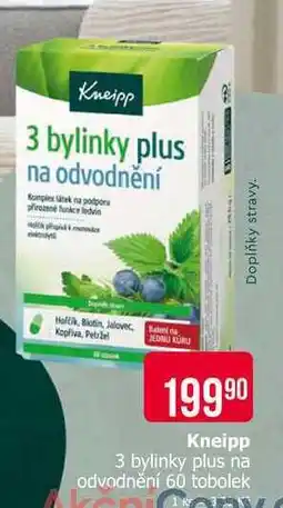 Teta Kneipp 3 bylinky plus na odvodnění 60 tobolek nabídka