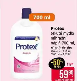 Teta Protex tekuté mýdlo náhradní náplň 700 ml, různé druhy nabídka