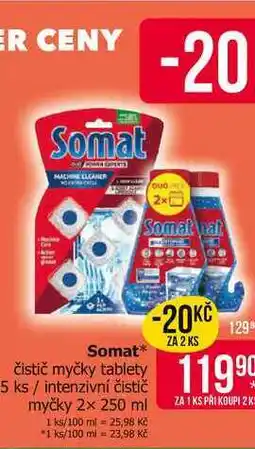 Teta Somat čistič myčky tablety 5 ks nabídka