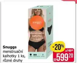 Teta Snuggs menstruační kalhotky 1 ks, různé druhy nabídka