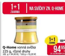 Teta Q-Home vonná svíčka 225 g, různé druhy nabídka