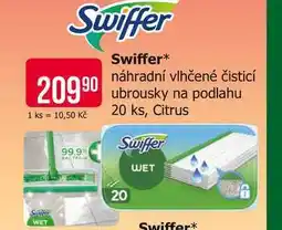 Teta Swiffer náhradní vlhčené čisticí ubrousky na podlahu 20ks nabídka