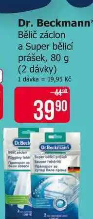 Teta Dr. Beckmann Bělič záclon a Super bělicí prášek, 80 g nabídka