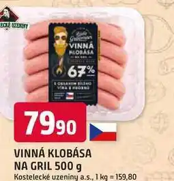 Trefa VINNÁ KLOBÁSA NA GRIL 500 g nabídka