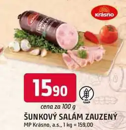 Trefa ŠUNKOVÝ SALÁM ZAUZENÝ MP Krásno, 100 g nabídka