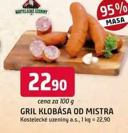 Trefa GRIL KLOBÁSA OD MISTRA 100 g nabídka