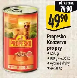 Albert Propesko Konzerva pro psy nabídka