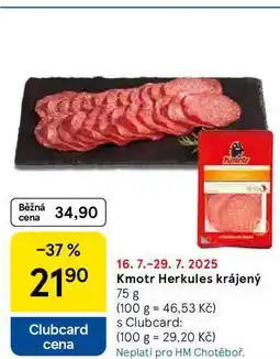 Tesco Kmotr Herkules krájený, 75 g nabídka