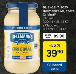 Tesco Hellmann's Majonéza Originál, 340 ml nabídka