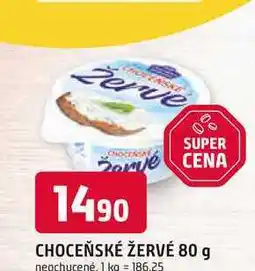 Trefa CHOCEŇSKÉ ŽERVÉ 80 g nabídka