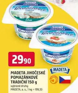 Trefa MADETA JIHOČESKÉ POMAZÁNKOVÉ TRADIČNÍ 150 g nabídka