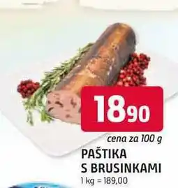 Trefa PAŠTIKA S BRUSINKAMI 100 g nabídka