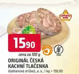 Trefa ORIGINÁL ČESKÁ KACHNÍ TLAČENKA 100g nabídka