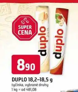 Trefa Kinder Duplo Oplatka s polevou z mléčné čokolády a lískooříškovou náplní 18,2g nabídka