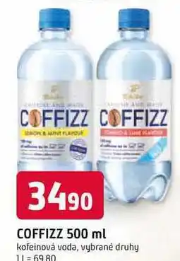 Trefa COFFIZZ 500 ml kofeinová voda nabídka