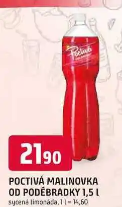Trefa Poděbradka Poctivá Malinovka 1,5l nabídka