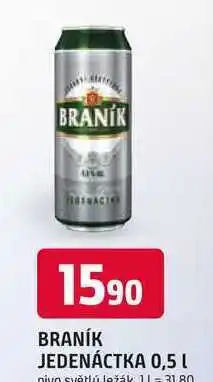 Trefa BRANÍK JEDENÁCTKA 0,5l plechovka nabídka