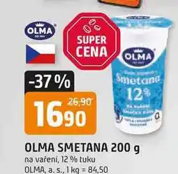 Trefa OLMA SMETANA 200 g na vaření, 12% nabídka