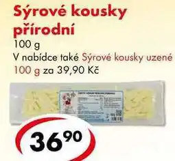 CBA Sýrové kousky přírodní, 100 g nabídka