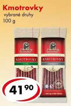 CBA Kmotrovky, 100 g nabídka