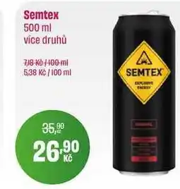 BonVeno Semtex 500 ml více druhů nabídka