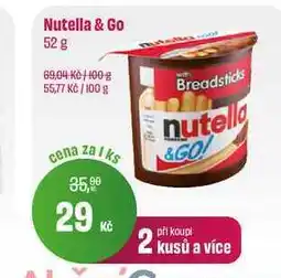 BonVeno Nutella & Go 52 g nabídka