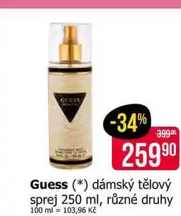 Teta Guess dámský tělový sprej 250 ml nabídka